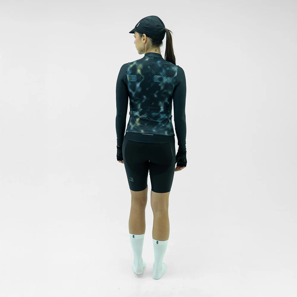TRICOTA CICLISMO M/L STROBE NEGRO PARA MUJER