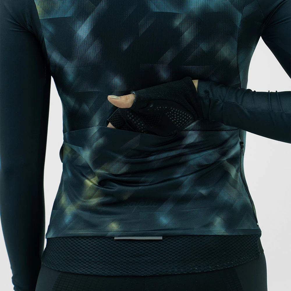 TRICOTA CICLISMO M/L STROBE NEGRO PARA MUJER