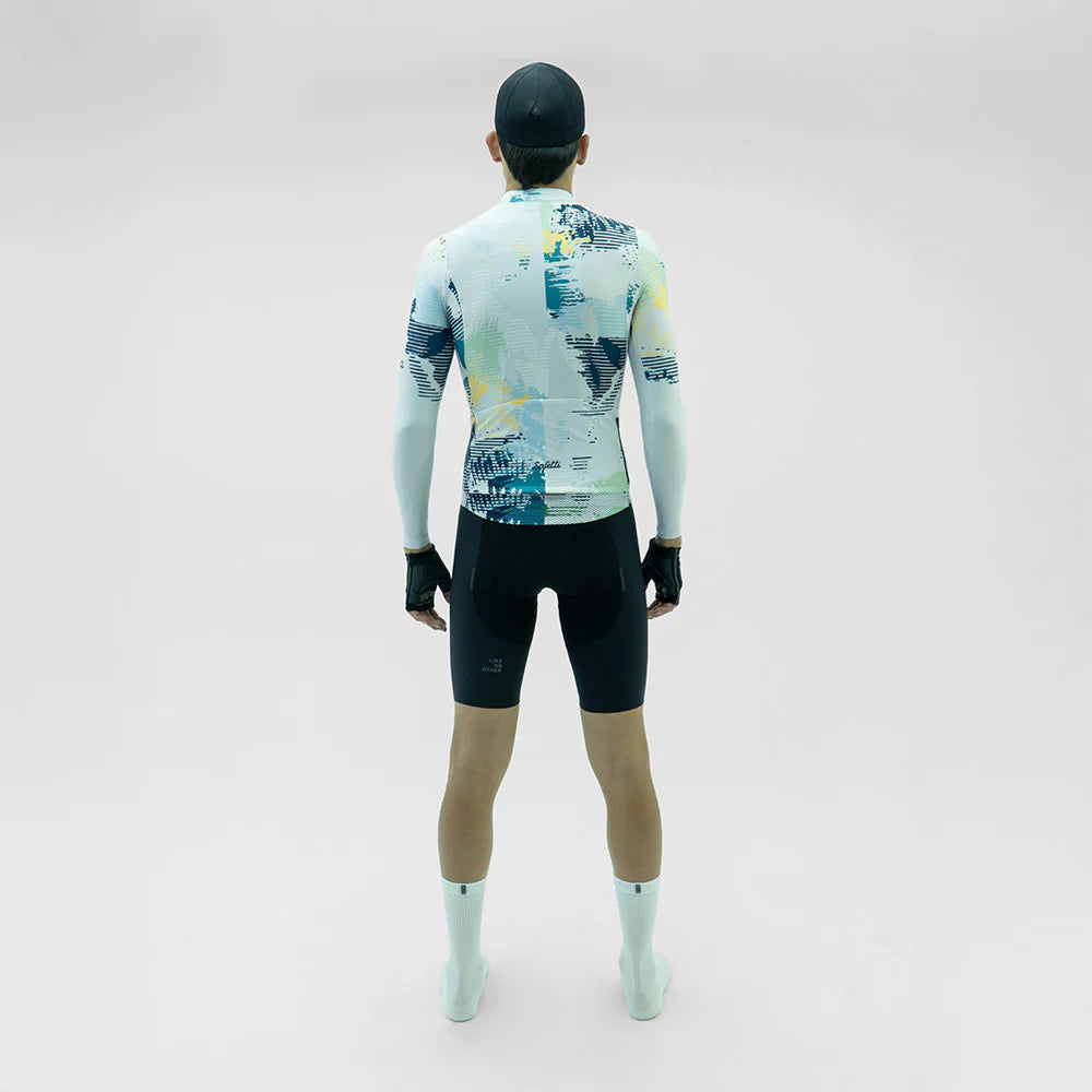 TRICOTA CICLISMO M/L FRACT GRIS PARA HOMBRE