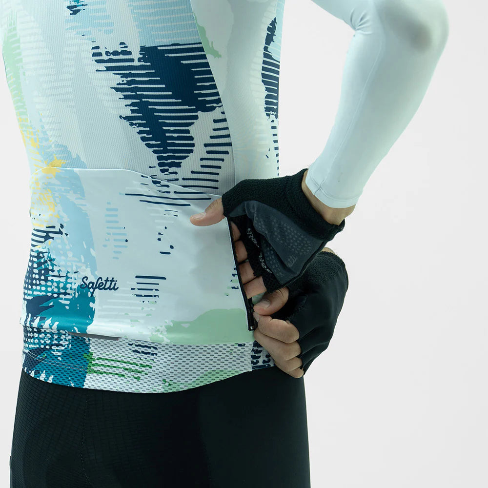 TRICOTA CICLISMO M/L FRACT GRIS PARA HOMBRE