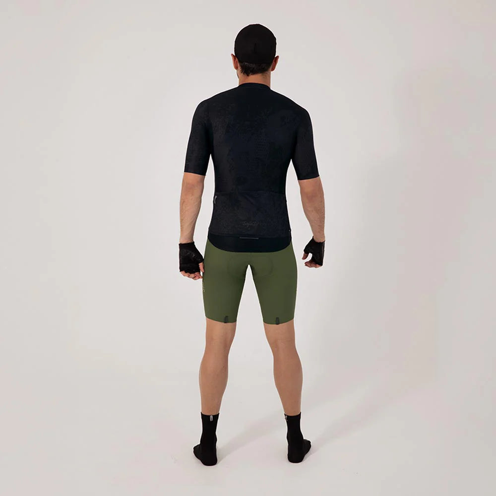 TRICOTA CICLISMO M/C ESSENTIAL BLACK PARA HOMBRE