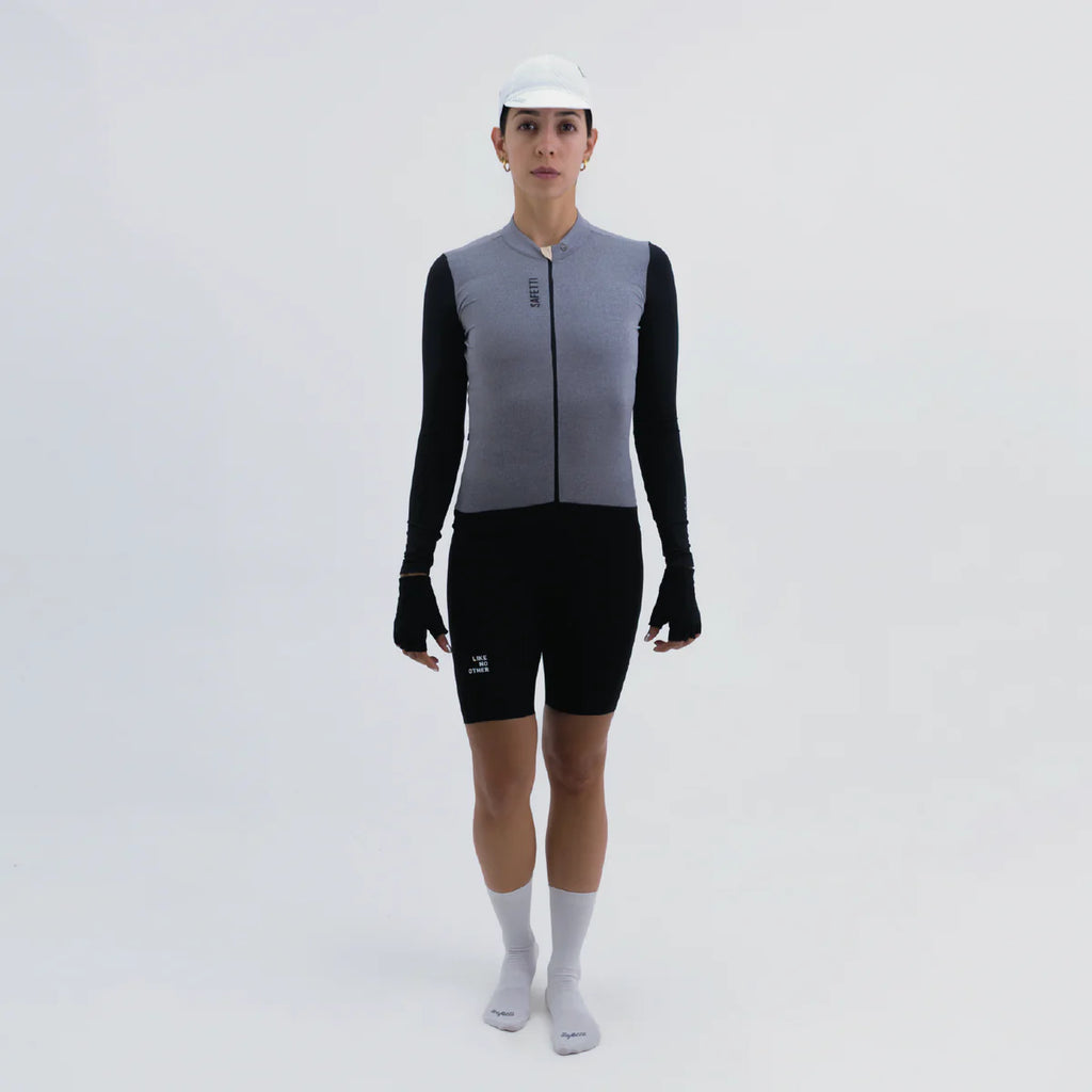 TRICOTA CICLISMO M/L CLIMATE GRIS PARA MUJER
