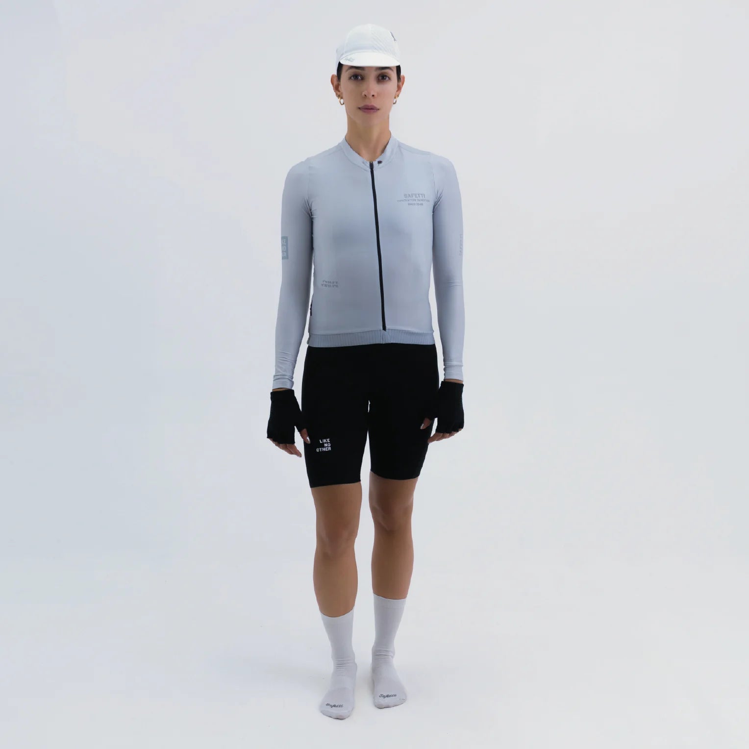 TRICOTA CICLISMO M/L LATITUDE GRIS PARA MUJER