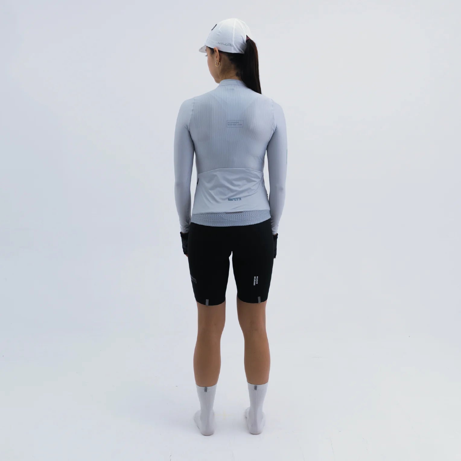 TRICOTA CICLISMO M/L LATITUDE GRIS PARA MUJER