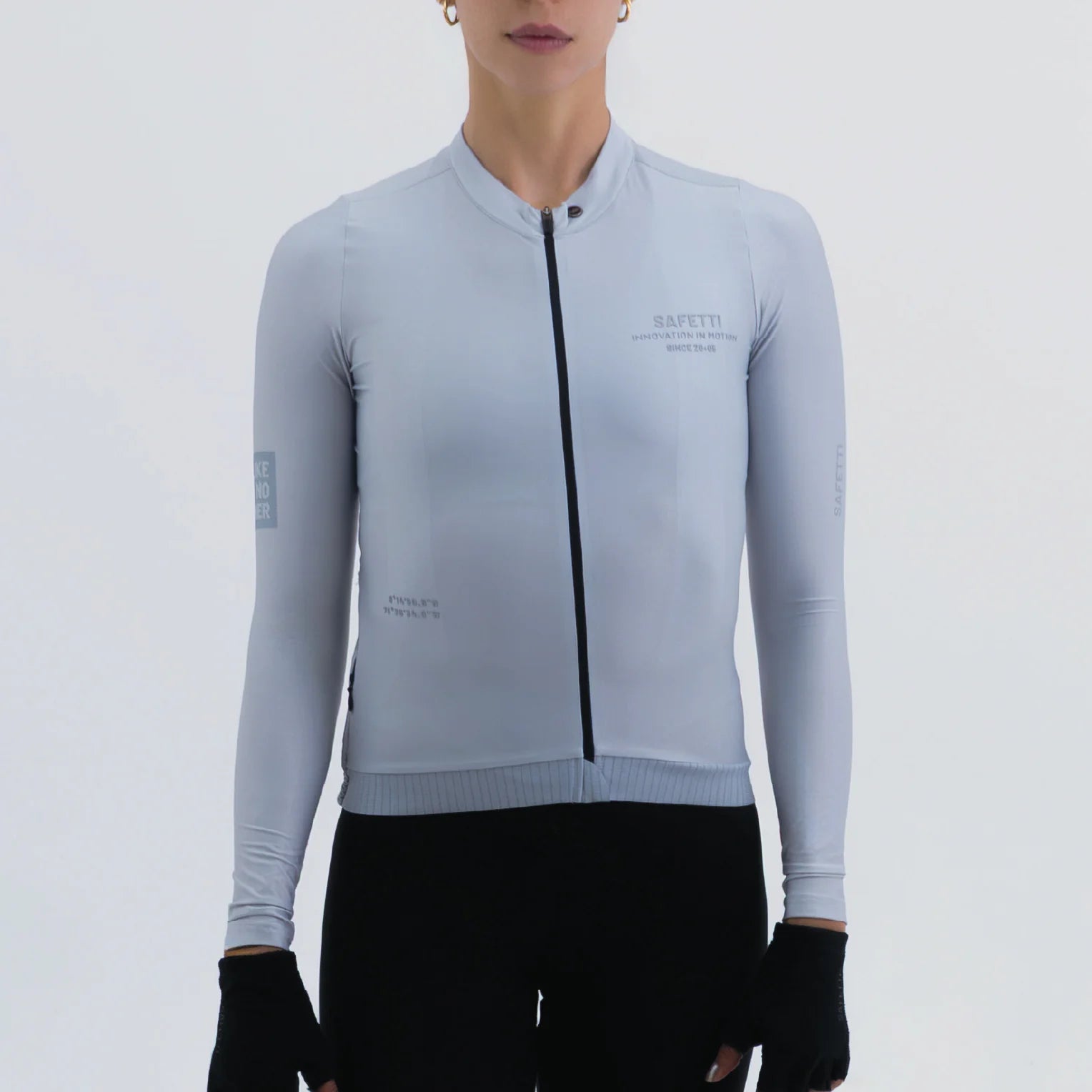 TRICOTA CICLISMO M/L LATITUDE GRIS PARA MUJER