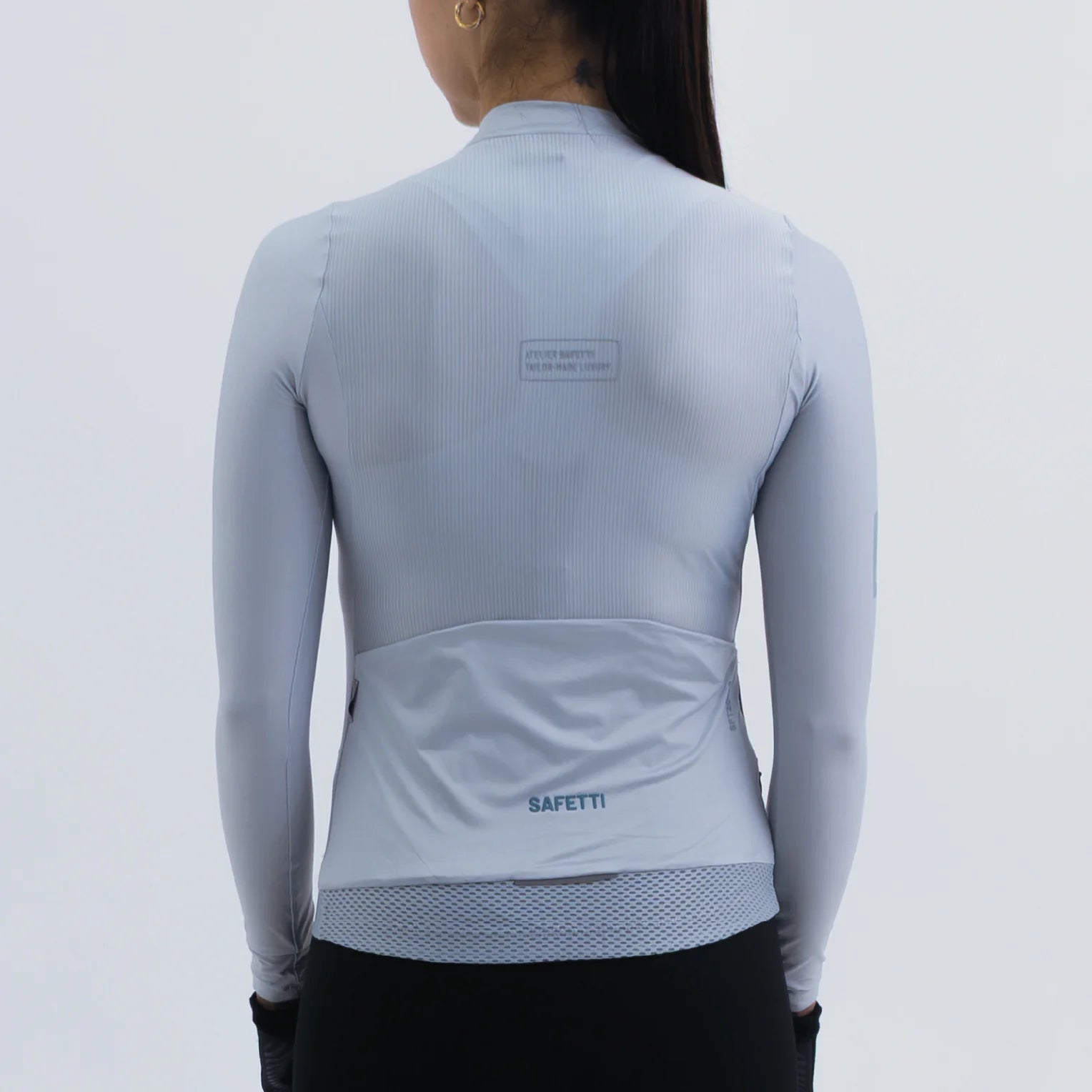 TRICOTA CICLISMO M/L LATITUDE GRIS PARA MUJER
