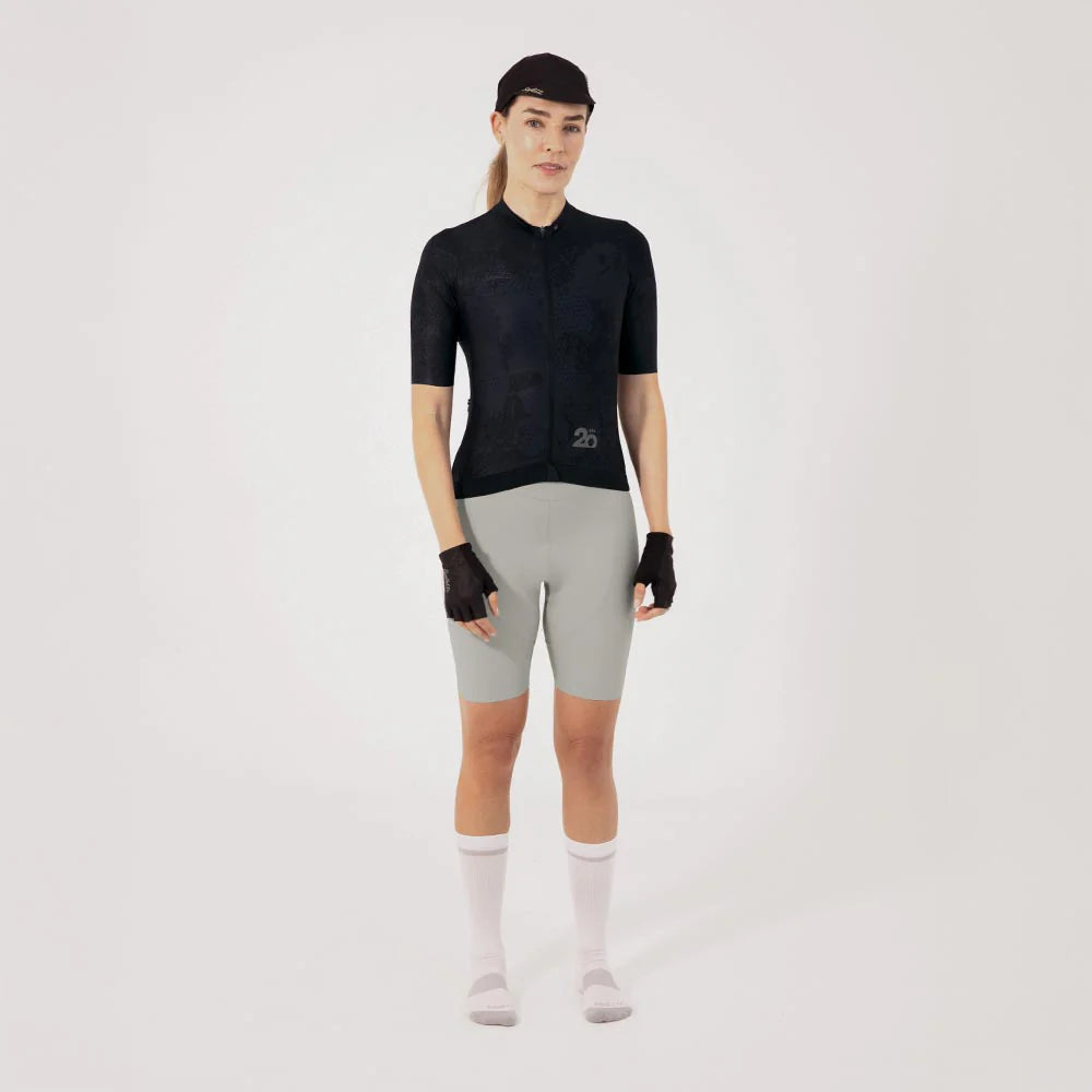 TRICOTA CICLISMO M/C ESSENTIAL BLACK PARA MUJER