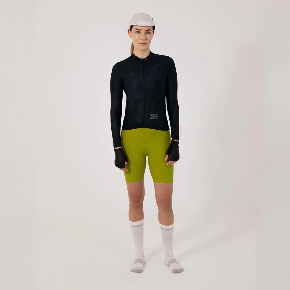 TRICOTA CICLISMO M/L ESSENTIAL BLACK PARA MUJER