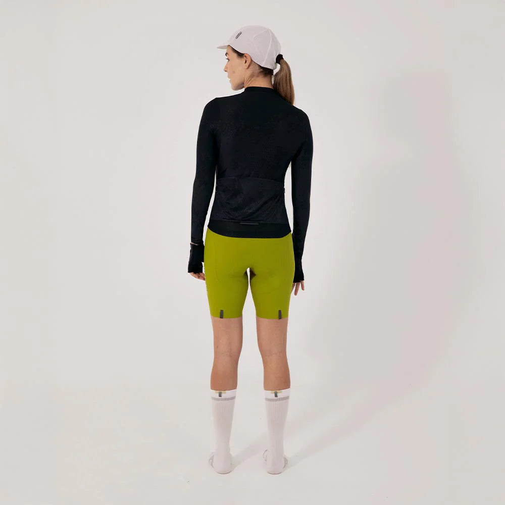TRICOTA CICLISMO M/L ESSENTIAL BLACK PARA MUJER