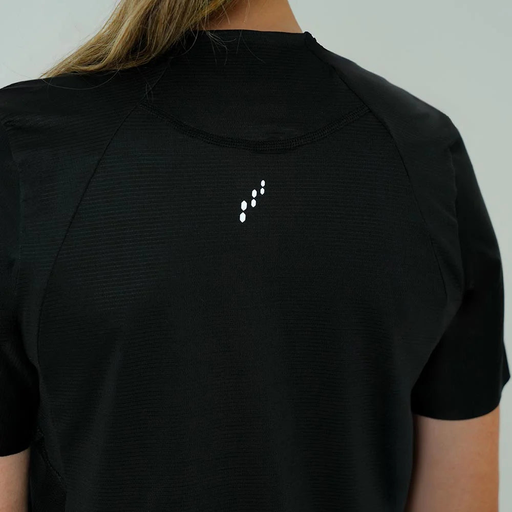 CAMISETA RUNNING M/C PRO 405 NERO PARA MUJER