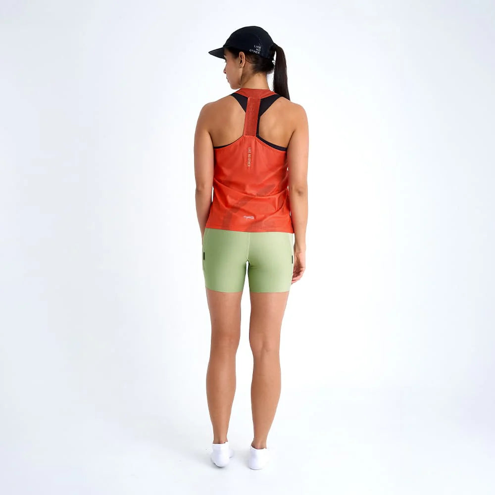 CAMISETA RUNNING MANGA SISA ENGRAVED CORAL PARA MUJER