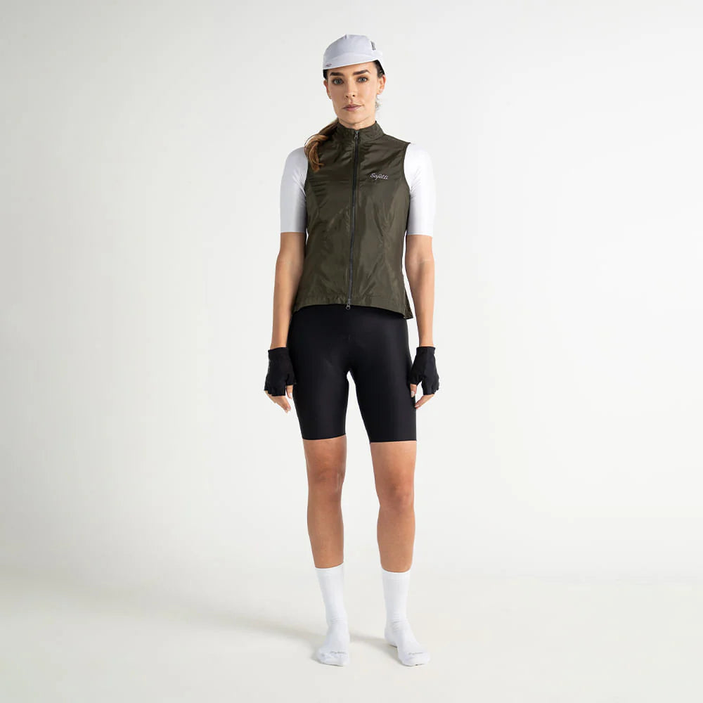 CORTA VIENTO CICLISMO TIVOLI OLIVA PARA MUJER