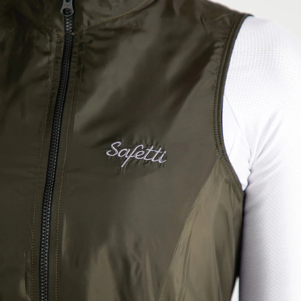 CORTA VIENTO CICLISMO TIVOLI OLIVA PARA MUJER