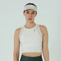 TOP RUNNING/PÁDEL POCKET IVORY PARA MUJER