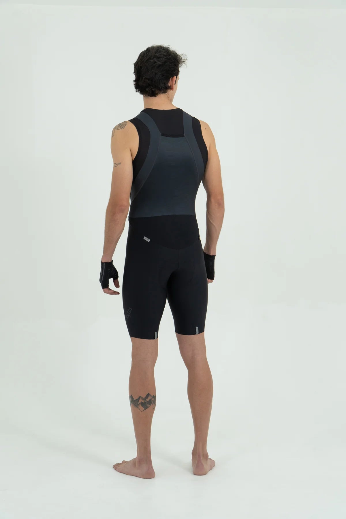 CALZA CICLISMO TOSCANA NERO PARA HOMBRE