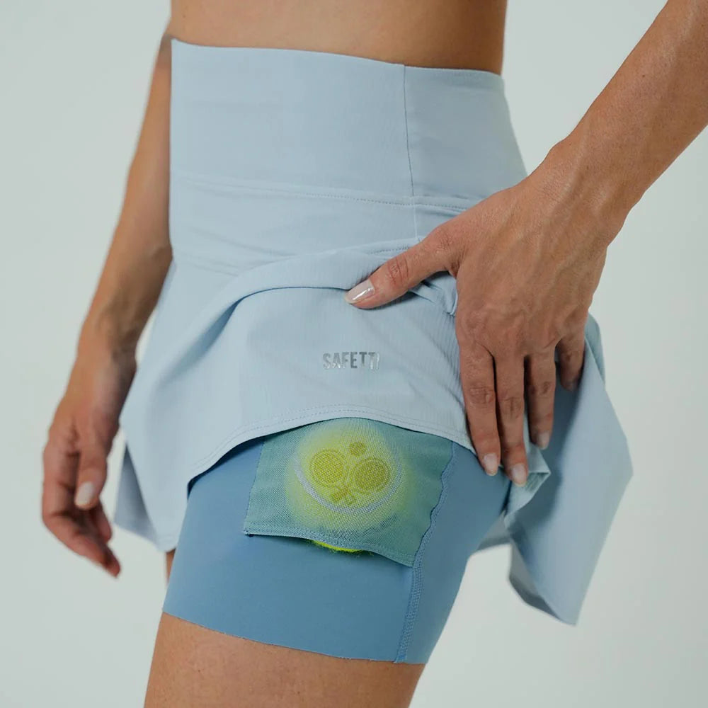 FALDA SHORT RUNNING/PÁDEL FLOW FIT SKY PARA MUJER