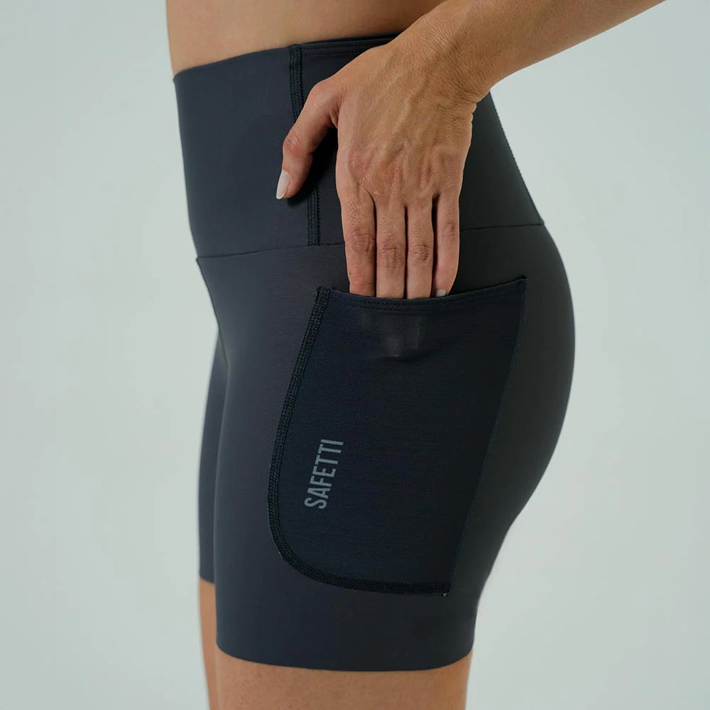 SHORT RUNNING TITÁN CUT GRAY PARA MUJER