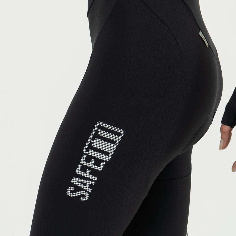 CALZA CICLISMO CON CARGADERAS GIRONA NERO 2.0 PARA MUJER