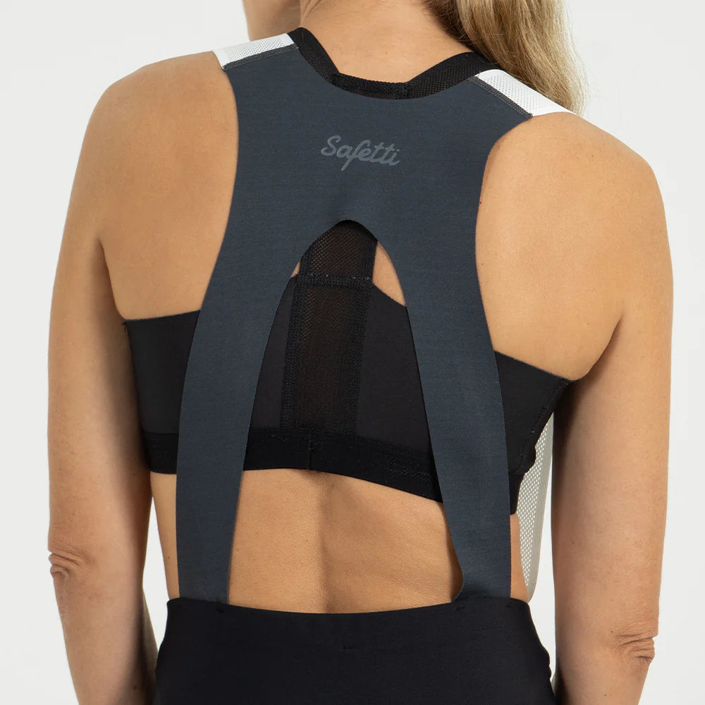 CALZA CICLISMO CON CARGADERAS GIRONA NERO 2.0 PARA MUJER