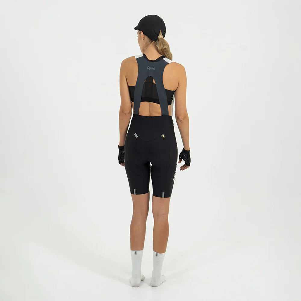 CALZA CICLISMO CON CARGADERAS GIRONA NERO 2.0 PARA MUJER