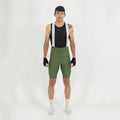 CALZA CICLISMO CON CARGADERAS GIRONA VERDE PARA HOMBRE