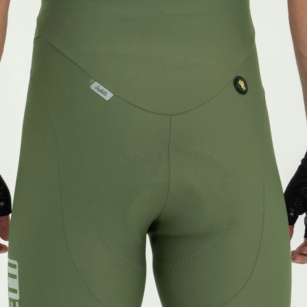 CALZA CICLISMO CON CARGADERAS GIRONA VERDE PARA HOMBRE