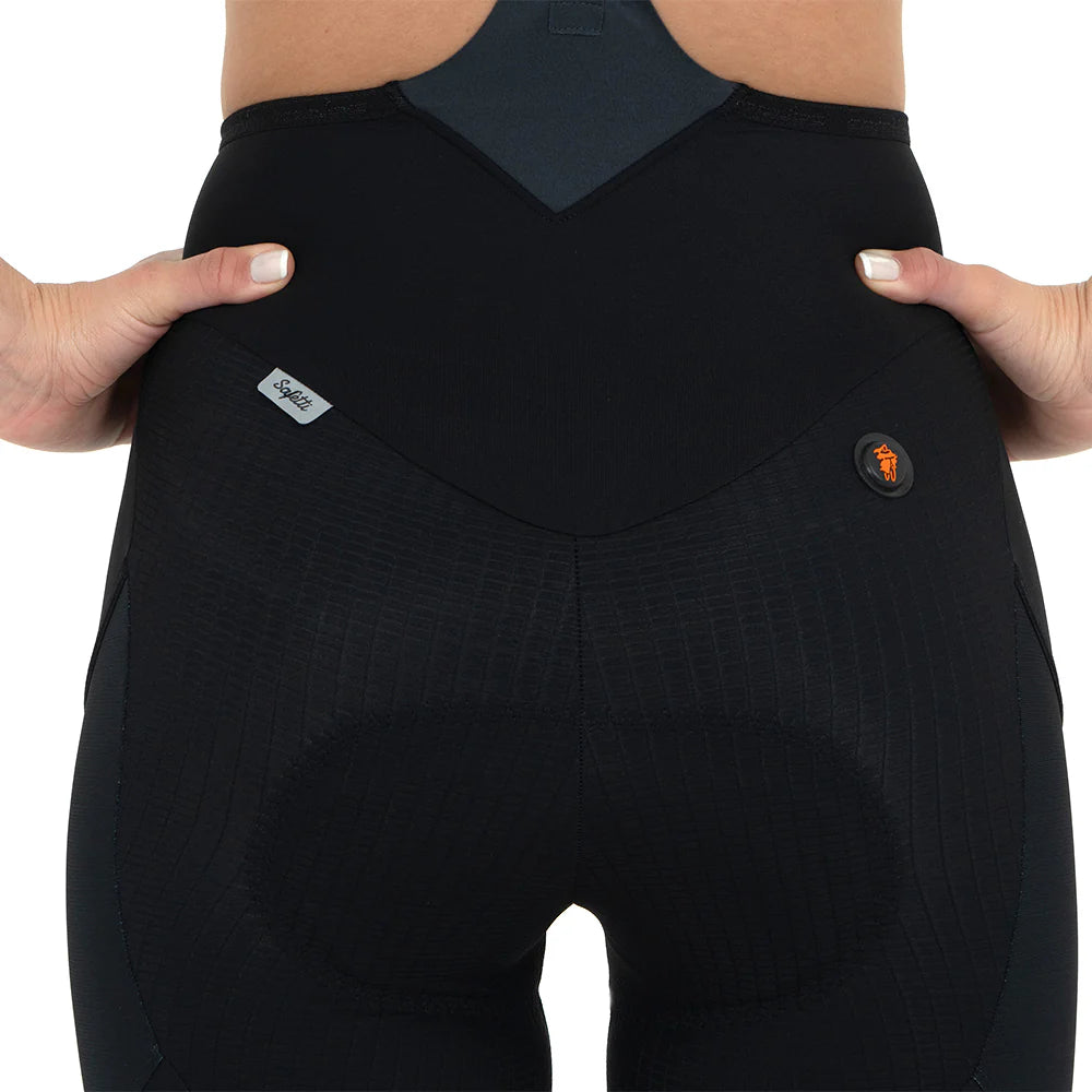 CALZA CICLISMO EVANS CARGO NERO PARA MUJER
