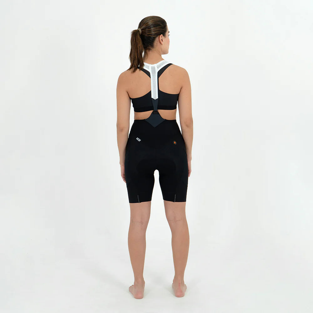 CALZA CICLISMO EVANS CARGO NERO PARA MUJER