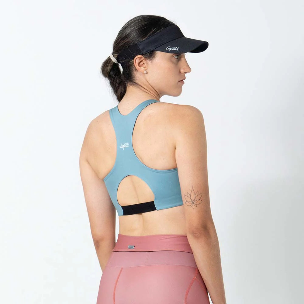 TOP RUNNING DUOMOTION AZUL PARA MUJER