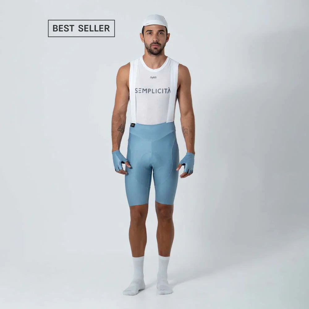 CALZA CICLISMO GIRONA COLORS AZUL PARA HOMBRE